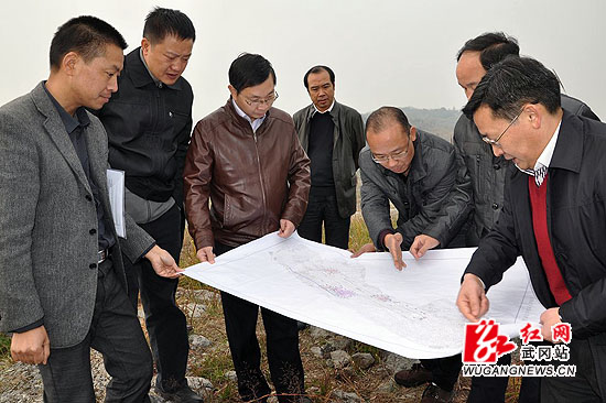陈恢清吴劲松调研邵阳武冈机场建设项目