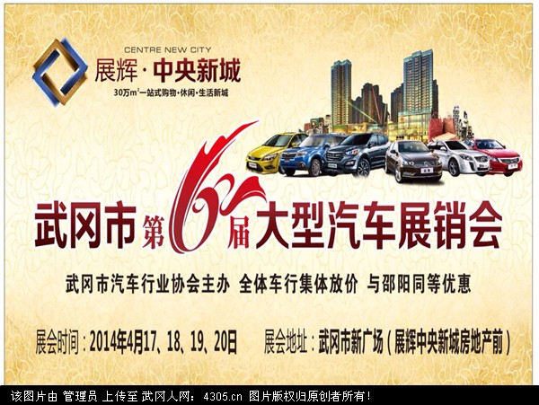 武冈市第六届大型汽车展销会