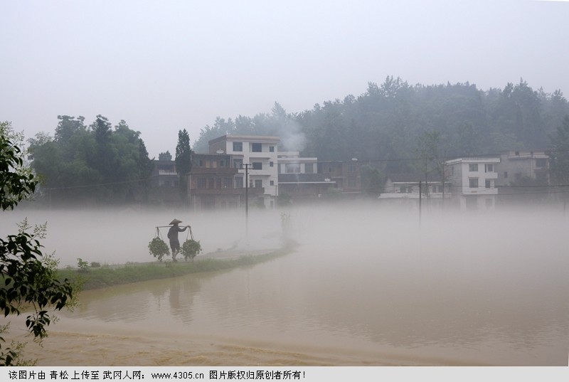 马坪遭遇特大洪水