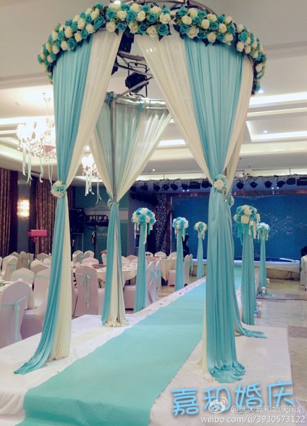 武冈的婚庆现场布置