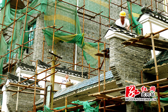 给古城武冈“穿衣戴帽”