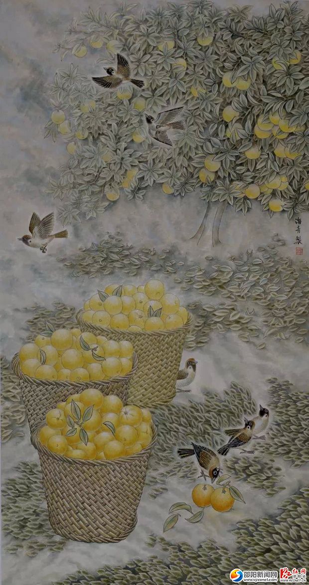 武冈45件佳作亮相邵阳市首届美术节