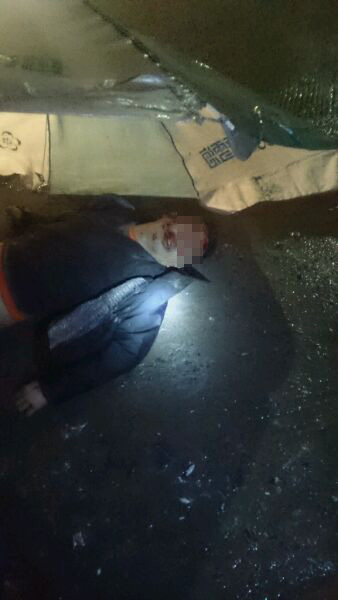 龙溪镇政府门口车祸致人当场死亡