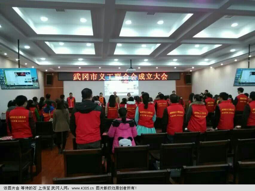 武冈市义工联合会今天正式成立了