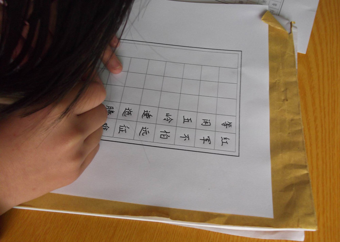 法新完小開展“小學(xué)生硬筆書法競(jìng)賽”活動(dòng)