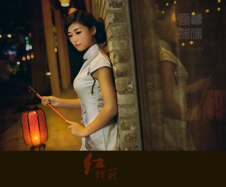 红灯笼美女（组图）