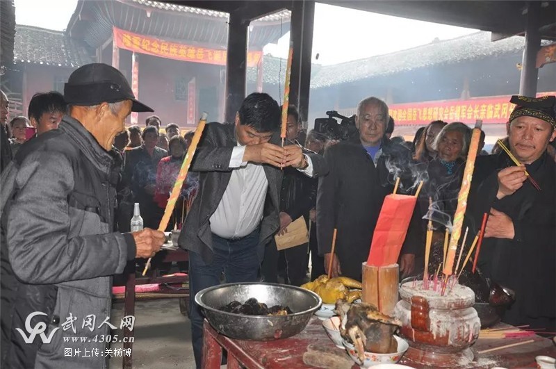 全國岳研會(huì)會(huì)長岳朝軍赴武穆宮祭祖