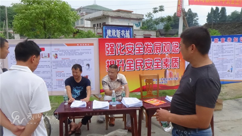 大甸镇举办2016年安全生产宣传月咨询日活动