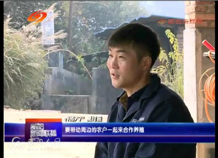 武岡雙牌鎮(zhèn)這小伙子上電視:帶領(lǐng)村民致富,好樣的!