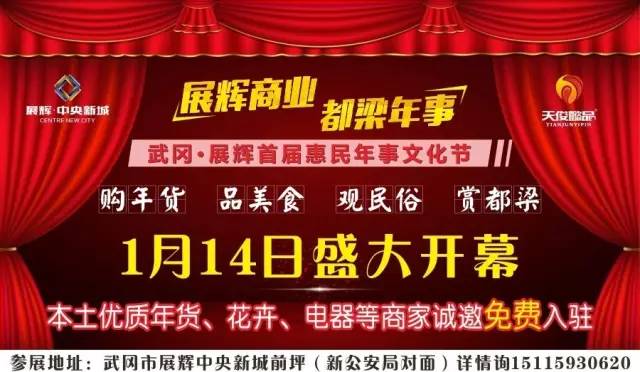 1月14日，来展辉中央新城，逛年会！嗨翻新年！