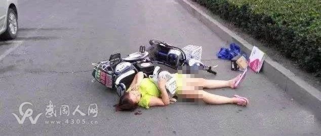 何得了!武岡柳山路一女子倒在地上，痛苦掙扎...