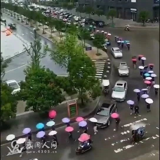 武岡千人上街宣傳禁毒，特警領隊徒步10公里！