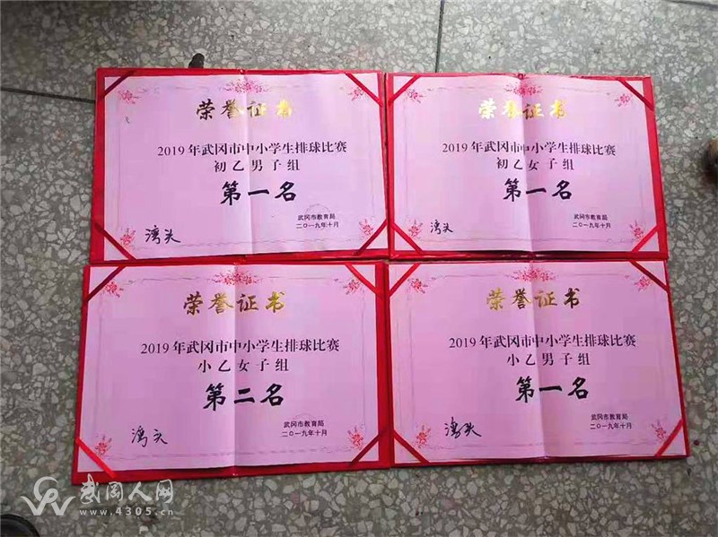 武岡市中小生排球賽 灣頭橋鎮(zhèn)中學雙雙榮獲男女組冠軍