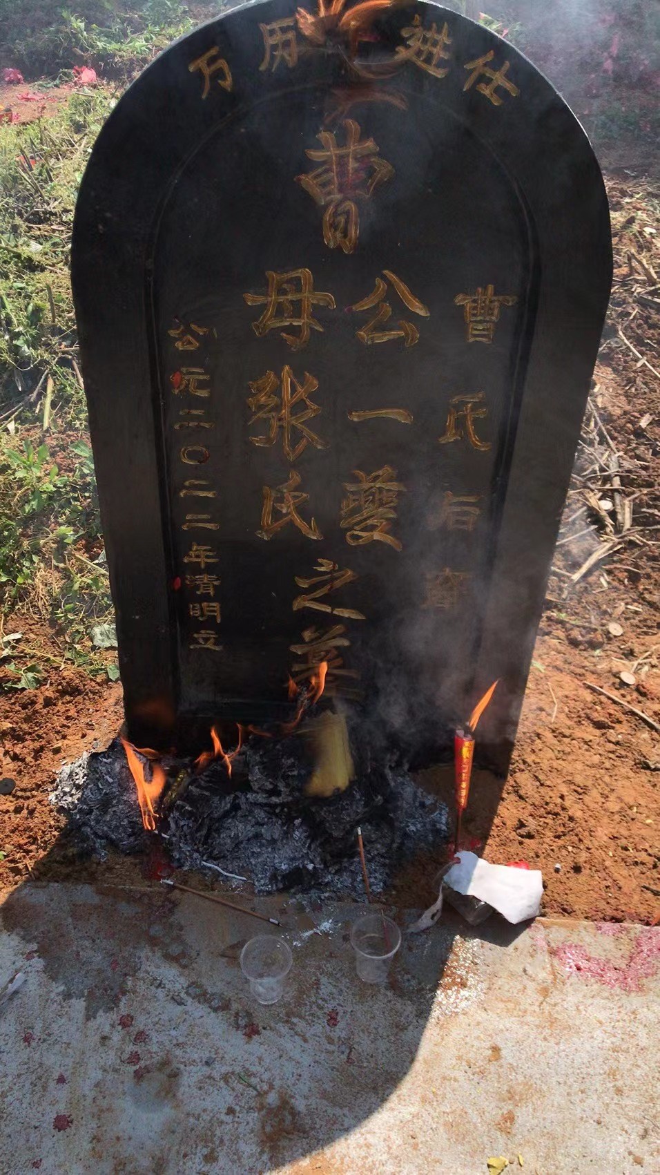 武冈曹氏清明祭扫曹一夔墓