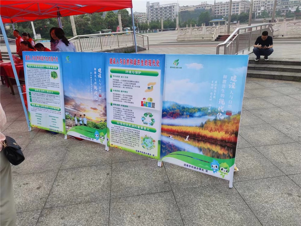 迎春亭街道开展“六五环境日”宣传活动