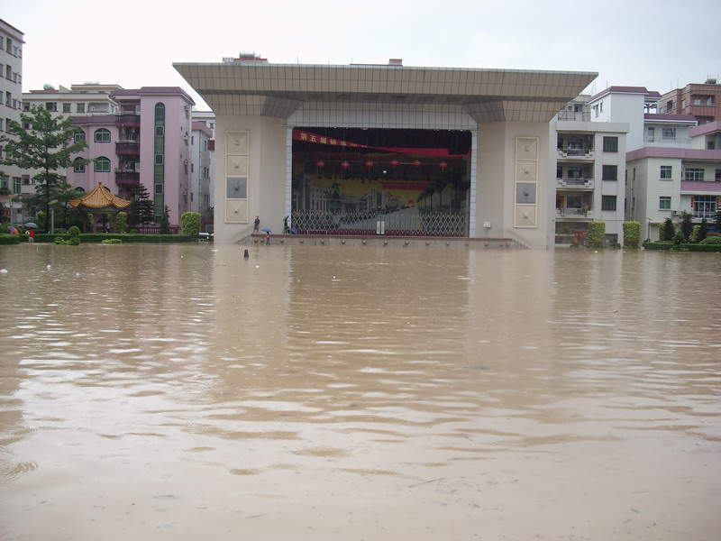 心系东莞大暴雨