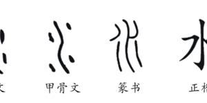 “水”字的另解