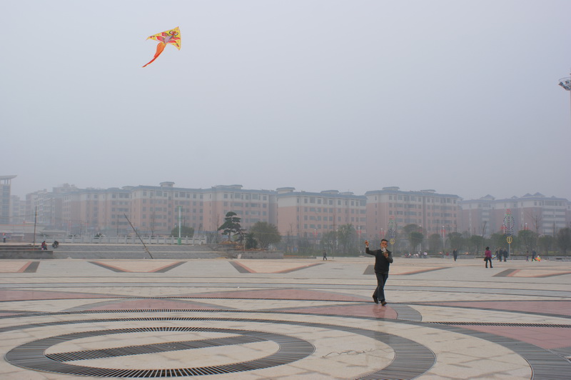 建设中的市政广场