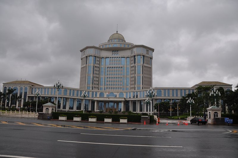 台风暴雨中的顺德