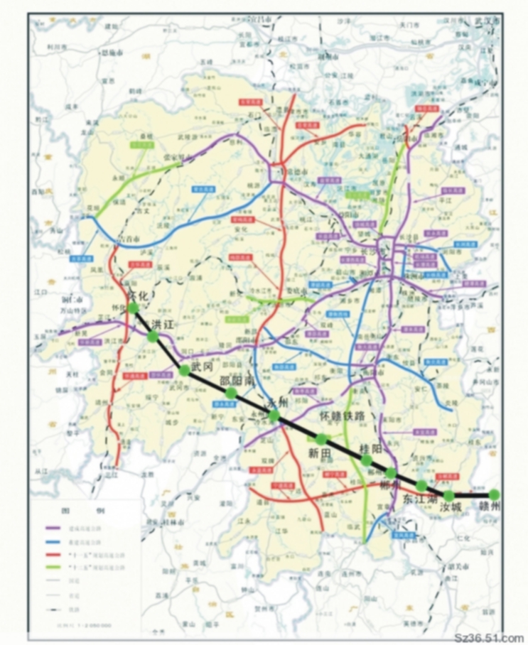 請所有老鄉(xiāng)支持修建懷武永郴贛鐵路