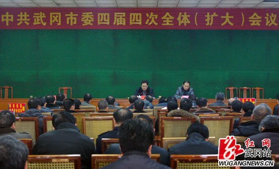 市委召开四届四次全体（扩大）会议