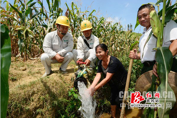 武冈供电公司全力以赴投入抗旱保电工作