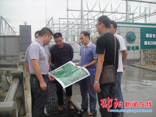 武冈市土地矿产卫片迎接市级验收