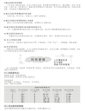 供应时间管理工具-时间管理