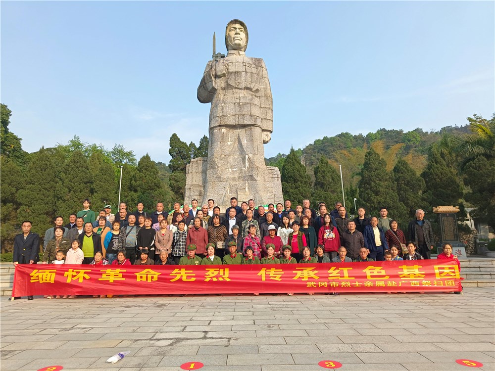 为了忘却的纪念——武冈籍越战烈士亲属赴广西祭扫烈士墓