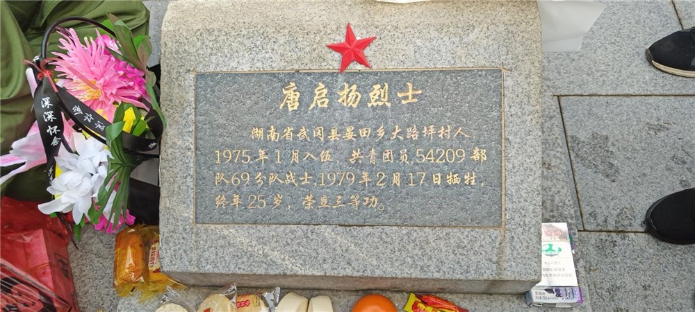 为了忘却的纪念——武冈籍越战烈士亲属赴广西祭扫烈士墓