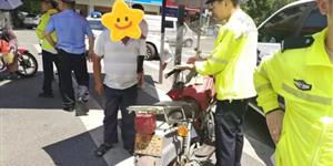 武冈交警大队扎实推进摩电专项整治行动