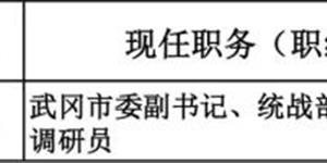 武冈市委副书记唐旭峰，拟提名为县市区人民政府正职候选人！