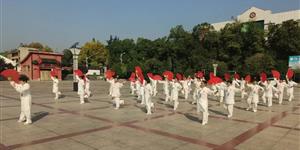 武冈市开展老龄乐园协会太极运动会展示活动