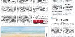 《邵阳日报/双清版》发表词三首