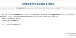 中小企业特色产业集群竞赛决赛胜出名单：武冈市卤制品产业集群