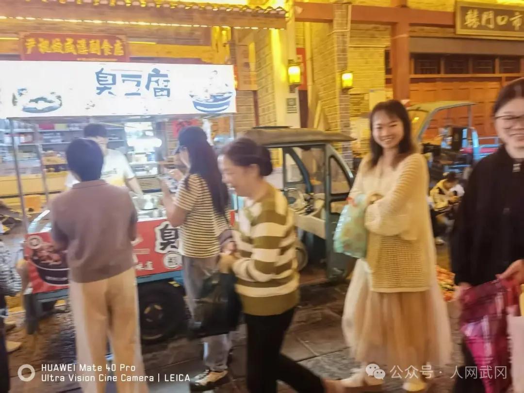 夜游武冈西直街有感：东风吹落花千树！