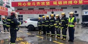 武冈电信消防联合演练 筑牢通信楼宇安全防线